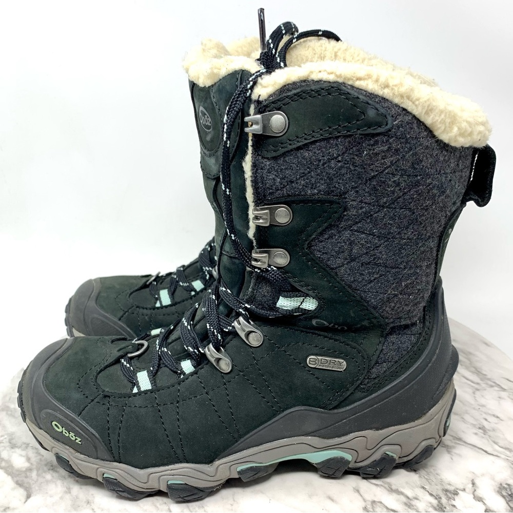 Oboz Bridger 9" Insulated Winter Waterproof Hiking Boots 6/36 Activewear Outdoor - Picture 3 of 16